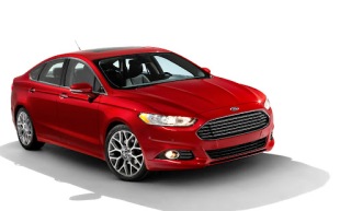Ford usagé, montréal québec: fusion 2013 en rouge, automne 2012